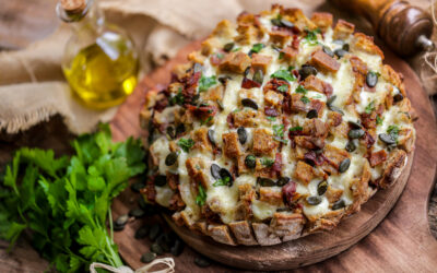 Pain hérisson ail & mozzarella – Recette facile et conviviale