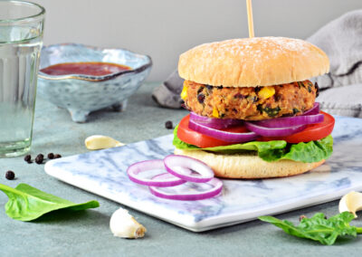Hamburger végétarien – Recette facile et gourmande