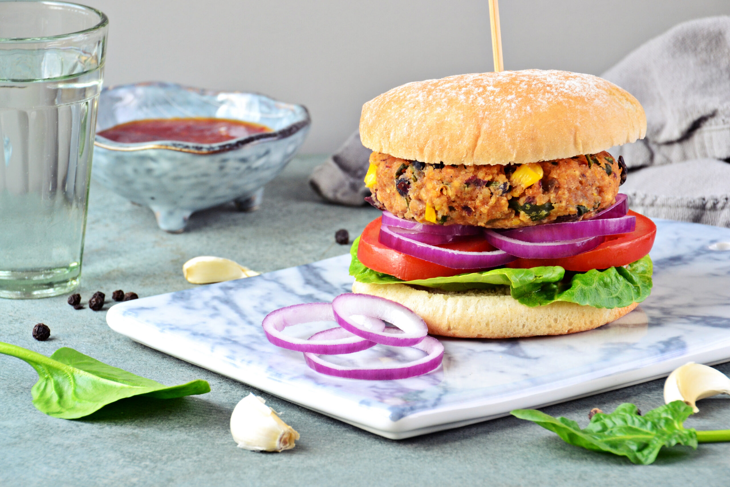 Hamburger végétarien – Recette facile et gourmande